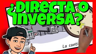 🔴 Como saber si una PROPORCIONALIDAD es DIRECTA o INVERSA [upl. by Coplin]