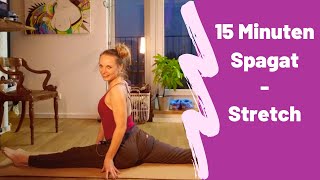 15 Minuten Spagat Stretching Spagat Challenge Tag 15 [upl. by Mina]