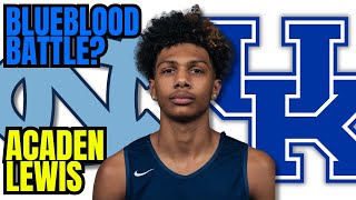 Acaden Lewis recruitment update  North Carolina visit added after Kentuckya blueblood battle [upl. by Nniuqal]