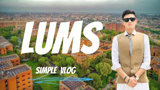 LUMS  LUMS Simple Vlog  NOP Vlog [upl. by Carleton]