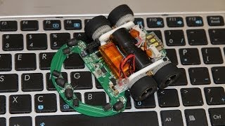 Micromouse Green Giant V41 KitB small wheel set test [upl. by Adnol49]