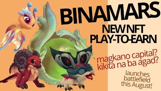 BINAMARS  NEW PLAYTOEARN NFT GAME LAUNCHES BATTLEFIELD ON AUGUST 2021 [upl. by Ateekram838]