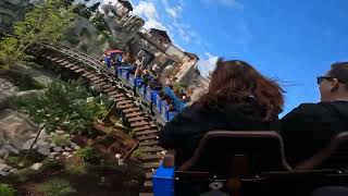 Europa Park New Alpenexpress Enzian Back POV April 2024 [upl. by Thea]