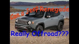 Can a Jeep Renegade really offroad [upl. by Tessie]