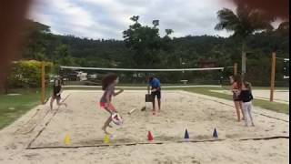 Clínica Infantil de Beach Tennis  Paraty  RJ [upl. by Eissirk]