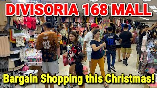 DIVISORIA MANILA  168 MALL TOUR  Best Bargain Shopping Destination this Christmas Philippines [upl. by Georgeanne]