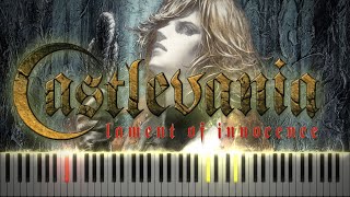 Leons Theme Castlevania Lament of Innocence  Synthesia  Piano Tutorial [upl. by Maitland239]