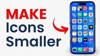 How to Make App Icons Smaller on iPhone [upl. by Winola374]