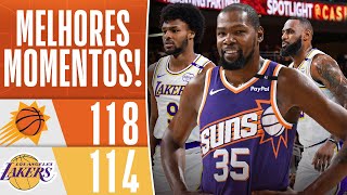 Suns vencem Lakers na 1ª VEZ DE LEBRON E BRONNY juntos na prétemporada da NBA I MELHORES MOMENTOS [upl. by Monika525]