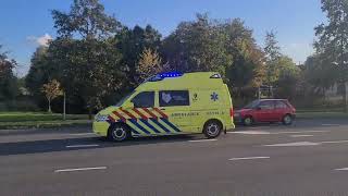 A1P1 ambulances en polities met spoed door leeuwarden [upl. by Handler]