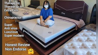 Review test TherawrapX Therapedic kasur spring bed extra firm Pedic healthy futurustik unbox [upl. by Rosati]