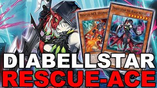 NEW DIABELLSTAR RESCUEACE in Master Duel Full Combo Guide  Decklist YuGiOh Master Duel [upl. by Droffilc45]