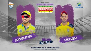 Shivansh Sports Vs Smh Karad  Ratnagiri Champions Trophy 2023 [upl. by Conyers]