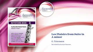 Les Plaisirs from Suite in A minor Piano Accompaniment [upl. by Aitrop570]