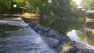 Beautiful Low Head Dam Along The Ottawa River in AllentownLima Ohio Allentown Road Bridge [upl. by Nbi635]