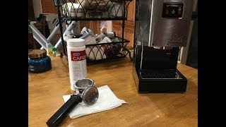 How To Backflush A Gaggia Classic [upl. by Lacey]