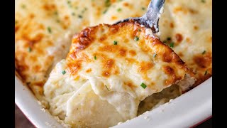 CHEESY JALAPEÑO SCALLOPED POTATOES  THE BEST POTATO RECIPE EVER [upl. by Eiba686]