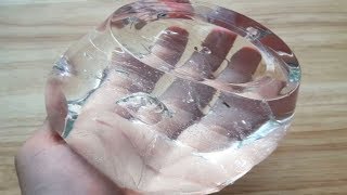 Clear Slime  Most Satisfying Slime ASMR Video [upl. by Elleniad992]