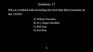 Conductor Insulator Semiconductor MCQQuestions [upl. by Navonoj158]