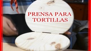 PRENSA PARA TORTILLAS  TORTA FRITAS DE HARINA [upl. by Finstad]