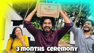 3 MONTHS CEREMONY 🥳 [upl. by Robet648]