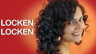 Locken mit Glätteisen • Schritt für Schritt • Styling Anleitung [upl. by Ahseenat]