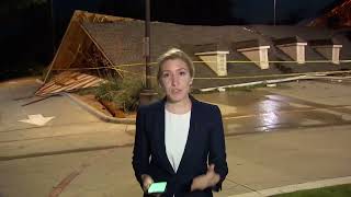 Collin County bank collapses after storms roll through North Texas [upl. by Afirahs487]