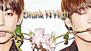 Drunk N High song ft TAEKOOK  btsedits [upl. by Nomrej]