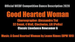 Linedance  Good Hearted Woman  Demo amp Teach [upl. by Novikoff]