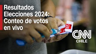 EN VIVO  CONTEO DE VOTOS Y RESULTADOS  Elecciones 2024 CNN Chile [upl. by Selrac]