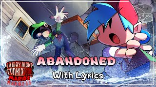 Abandoned WITH LYRICS  FNF Marios Madness Cover [upl. by Barth]