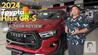 2024 Toyota Hilux GRS FULL TOUR REVIEW [upl. by Nata]