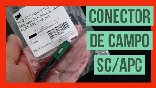 Como instalar un conector para FTTH fibra óptica ✅ Conector 3M uno de los mejores 👌TUTORIAL 🤟 [upl. by Bj560]