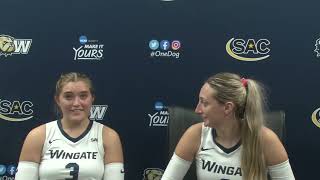 Wingate Volleyball Post Game Press Conference 10042024 [upl. by Humph]