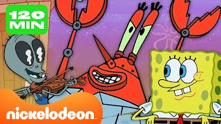 SpongeBob  I momenti più fantascientifici di SpongeBob 👽  2 Ore  Nickelodeon Italia [upl. by Sephira345]