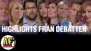 Highlights från Aftonbladets partiledardebatt 2022 [upl. by Kenway122]