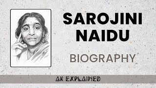 Biography of Sarojini Naidu  Life and Wors of Sarojini Naidu  Sarojini Naidu In Indian English Lit [upl. by Finny]