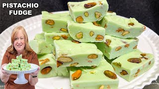 Pistachio Fudge Recipe A Smooth Creamy Fudge with Crunchy Salty amp Roasted Pistachios [upl. by Lede]