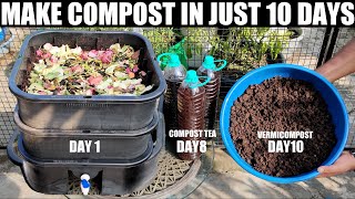 How To Make Compost  IN 10 DAYS [upl. by Osana462]