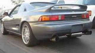 Berk Technology MR2 Turbo True Dual 3quot Exhaust Video [upl. by Devora]