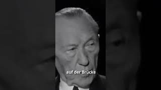 Adenauer lehnt Handschlag und Straßenbefragung Hitlers ab [upl. by Sirama]