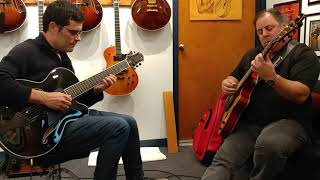 UNT Professor Davy Mooney playing Wave at Benedetto Guitars is Savannah [upl. by Gavrilla]