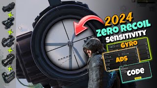 2024 World Best Sensitivity Settings 🔥 For All Mobile Non Gyro And Gyroscope ✅  PUBG MOBILE [upl. by Osbert]