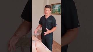 Deep tissue massage and chiropractic adjustments for Catherine backcrack [upl. by Relyks]