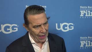 Ciarán Hinds SBIFF Red Carpet Interview [upl. by Eskil77]