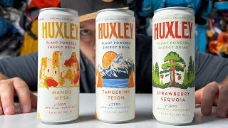 Energy Drinks Can Be Better Huxley Plant Based Energy Taste Test [upl. by Gabey]