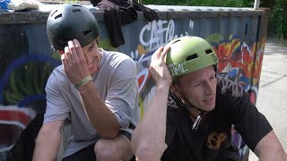 Schlachthof BMX Game of BIKE Justin Rudd vs Alex Stinshoff [upl. by Amorette]