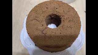 Hojicha Chiffon Cake 焙茶戚风蛋糕 [upl. by Repsihw]