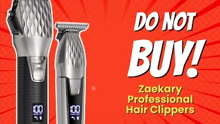 7 Shocking Reasons Not to Buy Zaekary Hair Clippers 🚫✂️ [upl. by Gonick300]