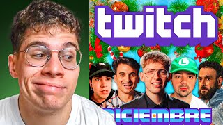 UNICORNIO Reacciona a DICIEMBRE en TWITCH 2023 [upl. by Hakilam]